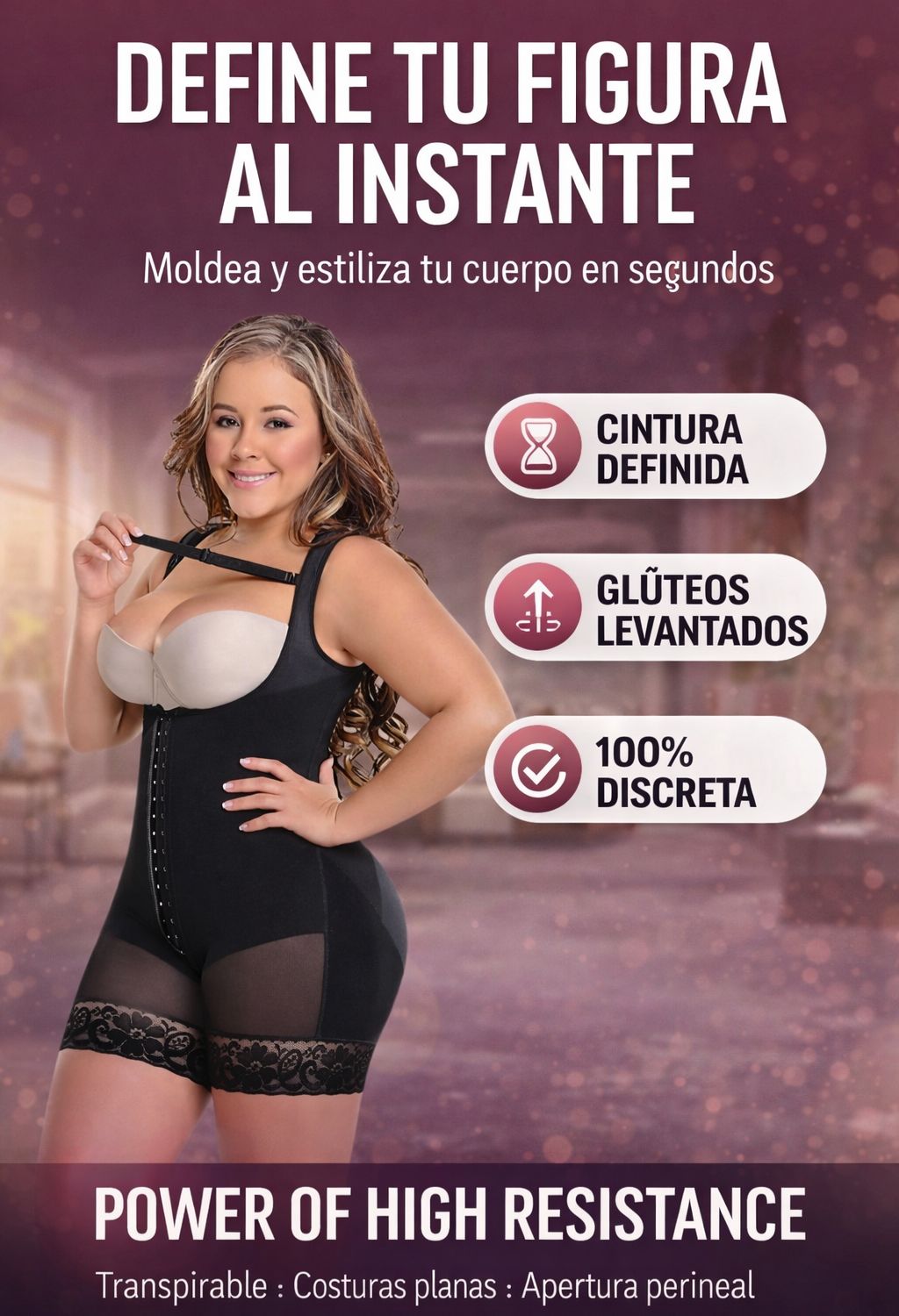 Fajas Suprema Curve : Moldea tu figura al instante con máxima comodidad