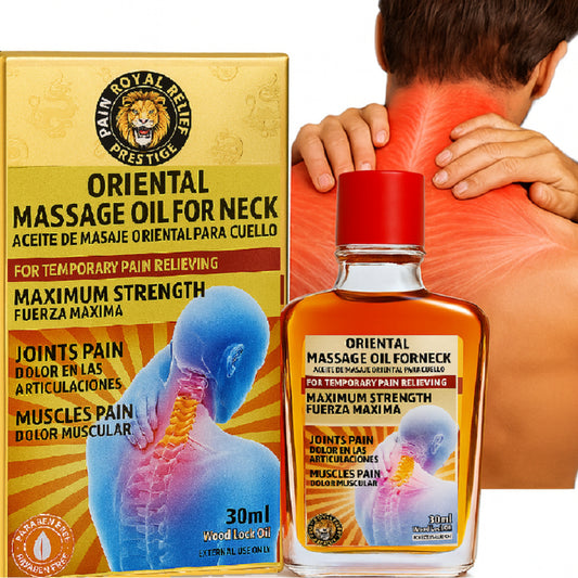 Aceite para dolor muscular y de columna 