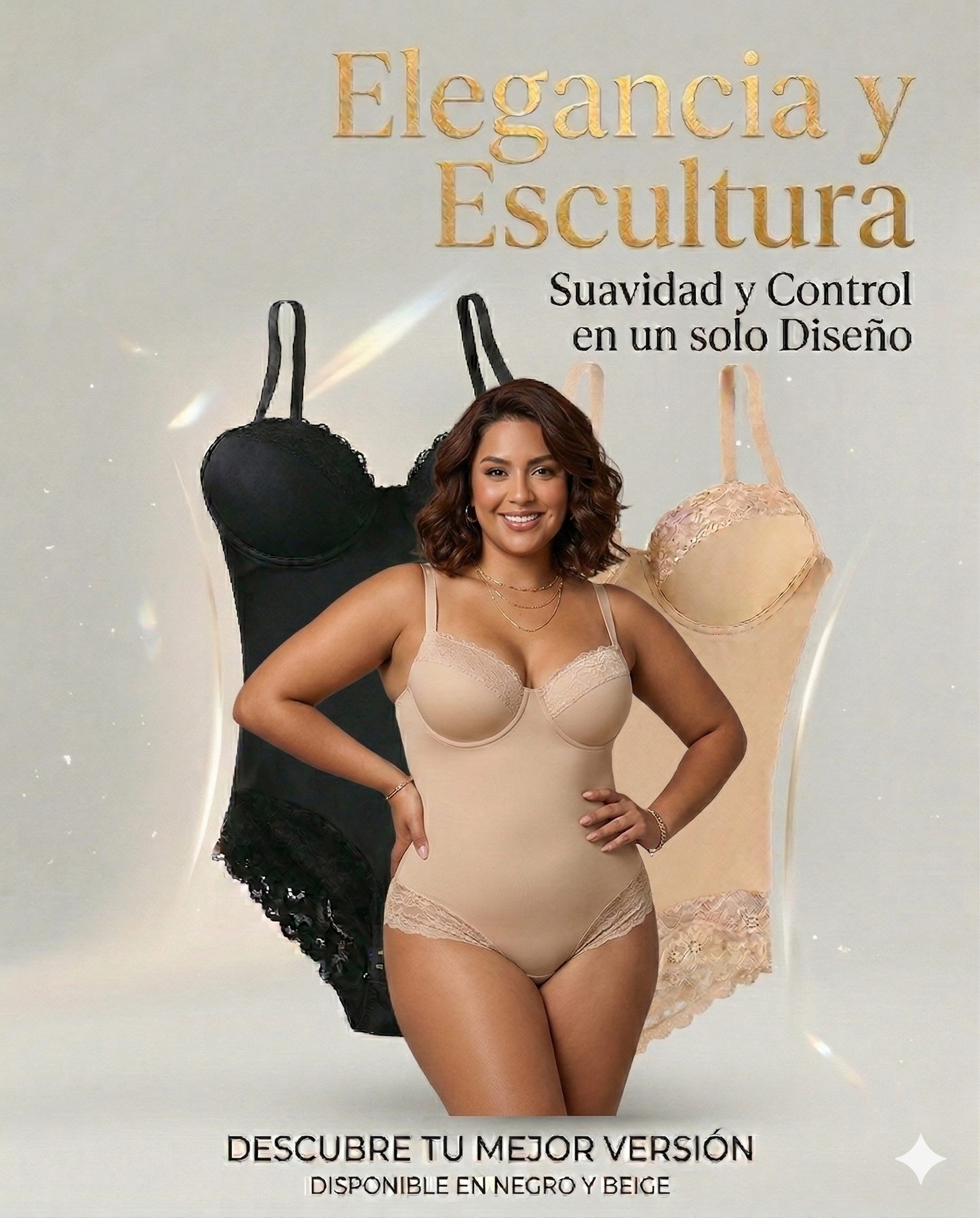 BODY CHIC LEVANTA BUBIS MOLDEADOR-La faja que transforma tu figura en minutos y eleva tu confianza